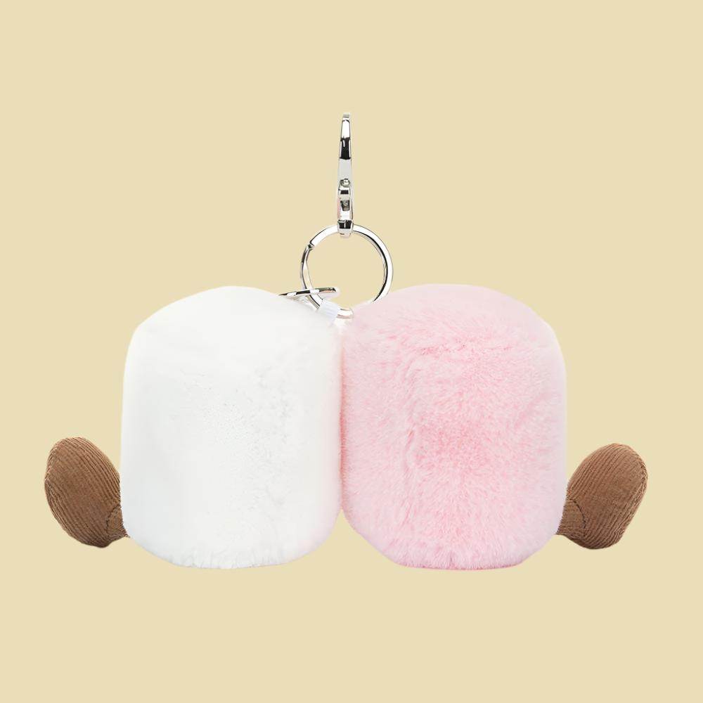 Amuseables Pair of Marshmallows Bag Charm - Image 2
