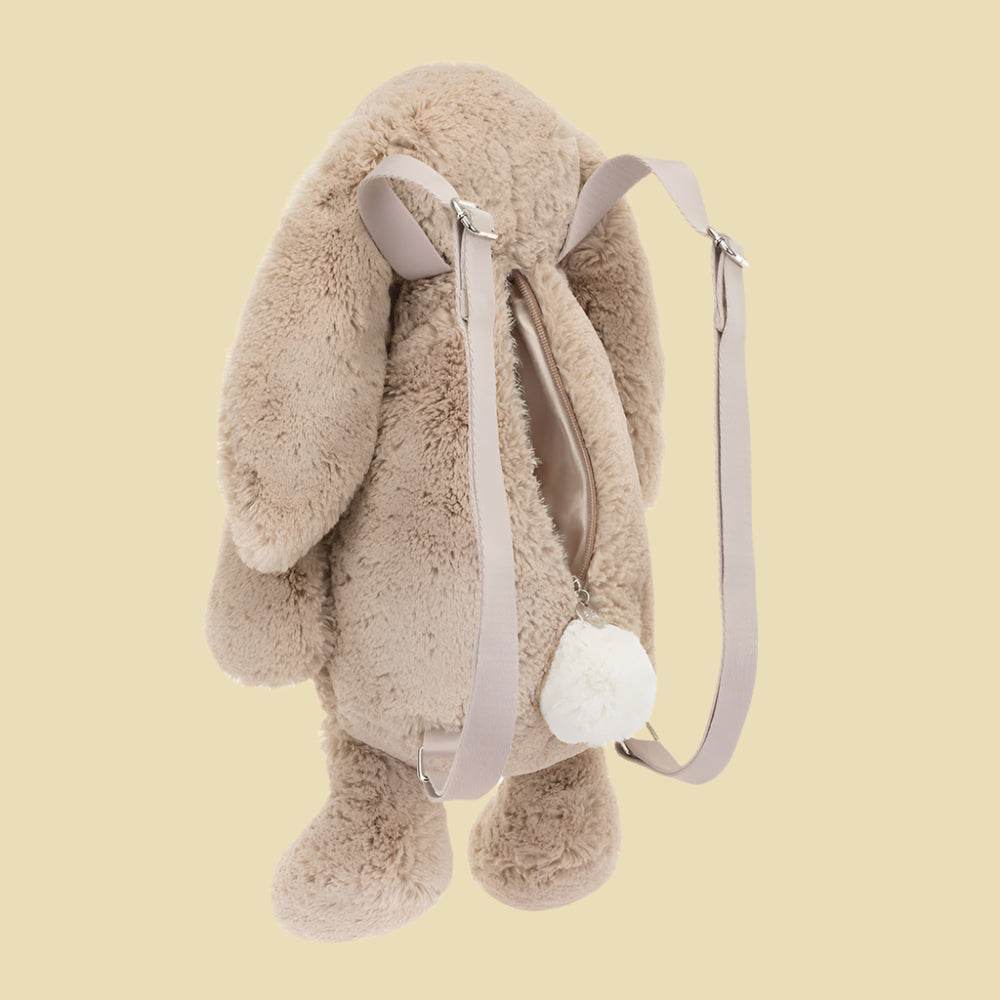 Bashful Beige Bunny Backpack - Image 3