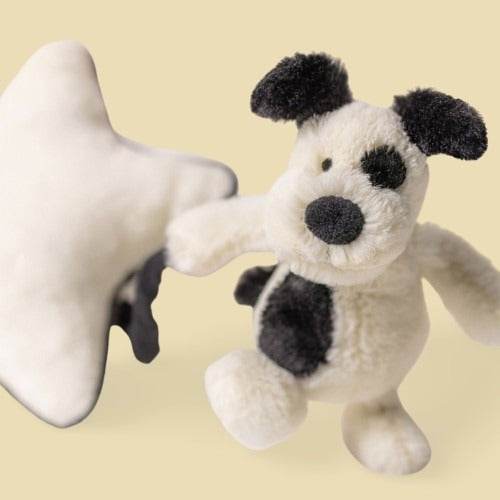 Bashful Black & Cream Puppy Musical Pull - Image 4