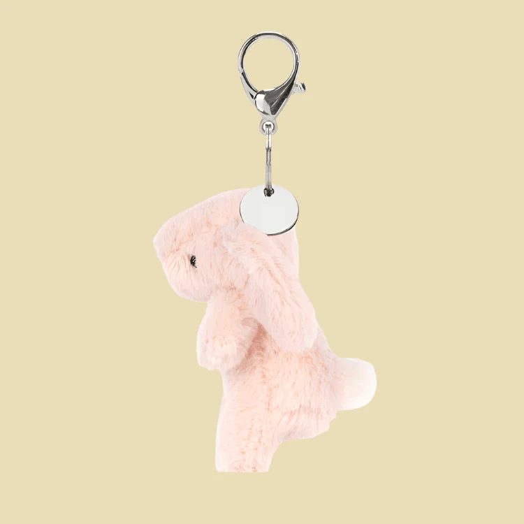 Bashful Bunny Blush Bag Charm - Image 2