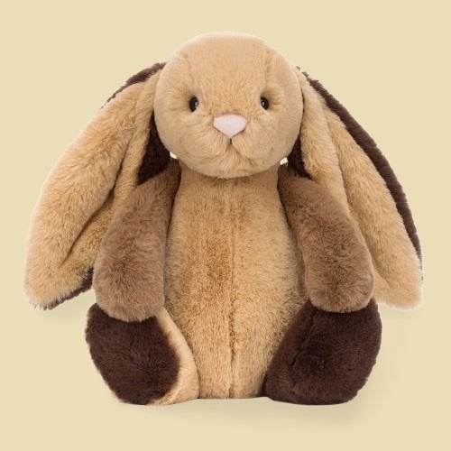 Bashful Patchwork Brown Bunny - Image 4