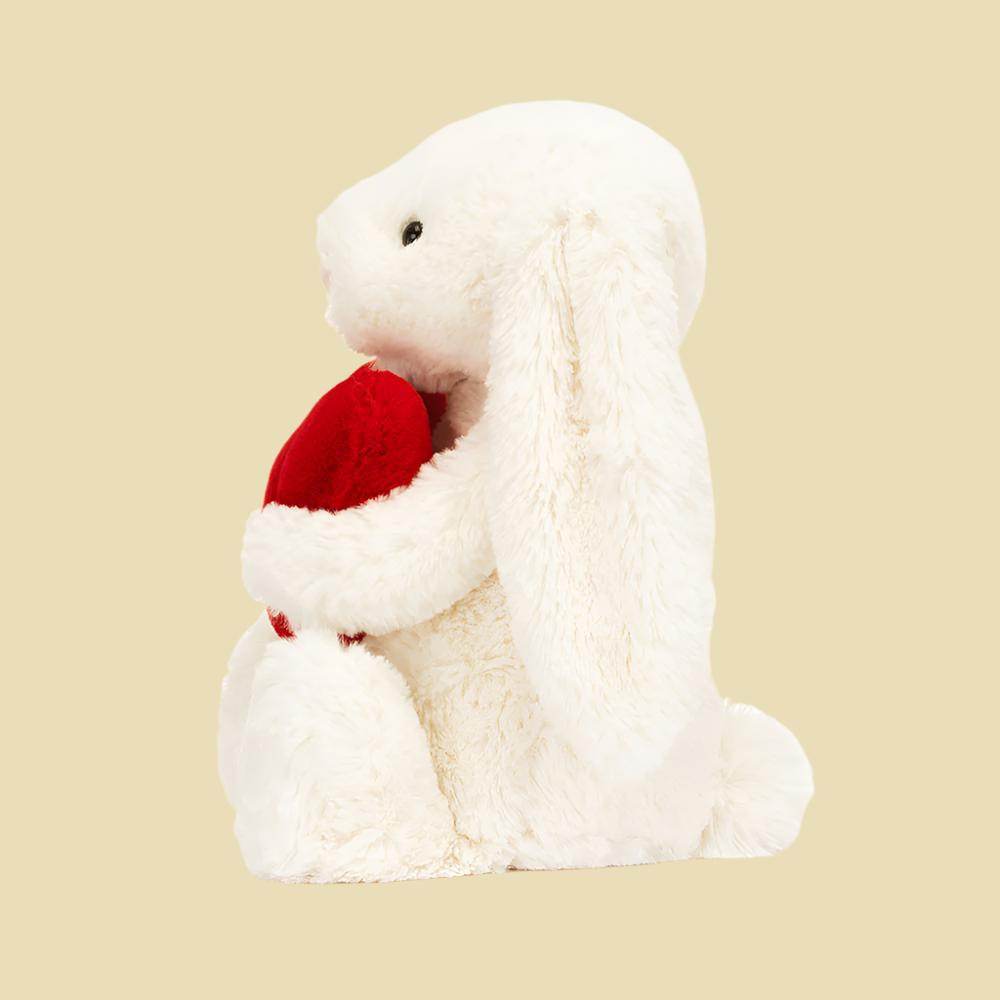 Bashful Red Love Heart Bunny - Image 2