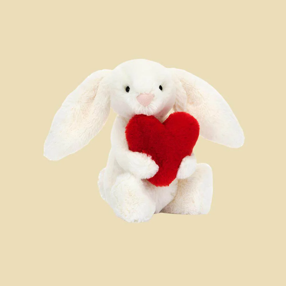 Bashful Red Love Heart Bunny - Image 6