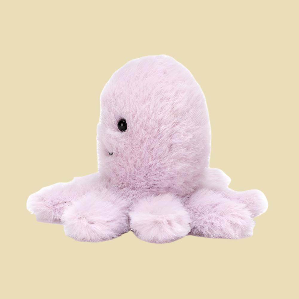 Fluffy Octopus Bag Charm - Image 2