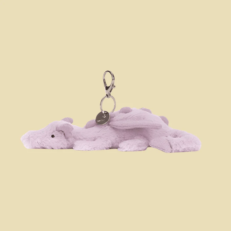 Lavender Dragon Bag Charm - Image 2