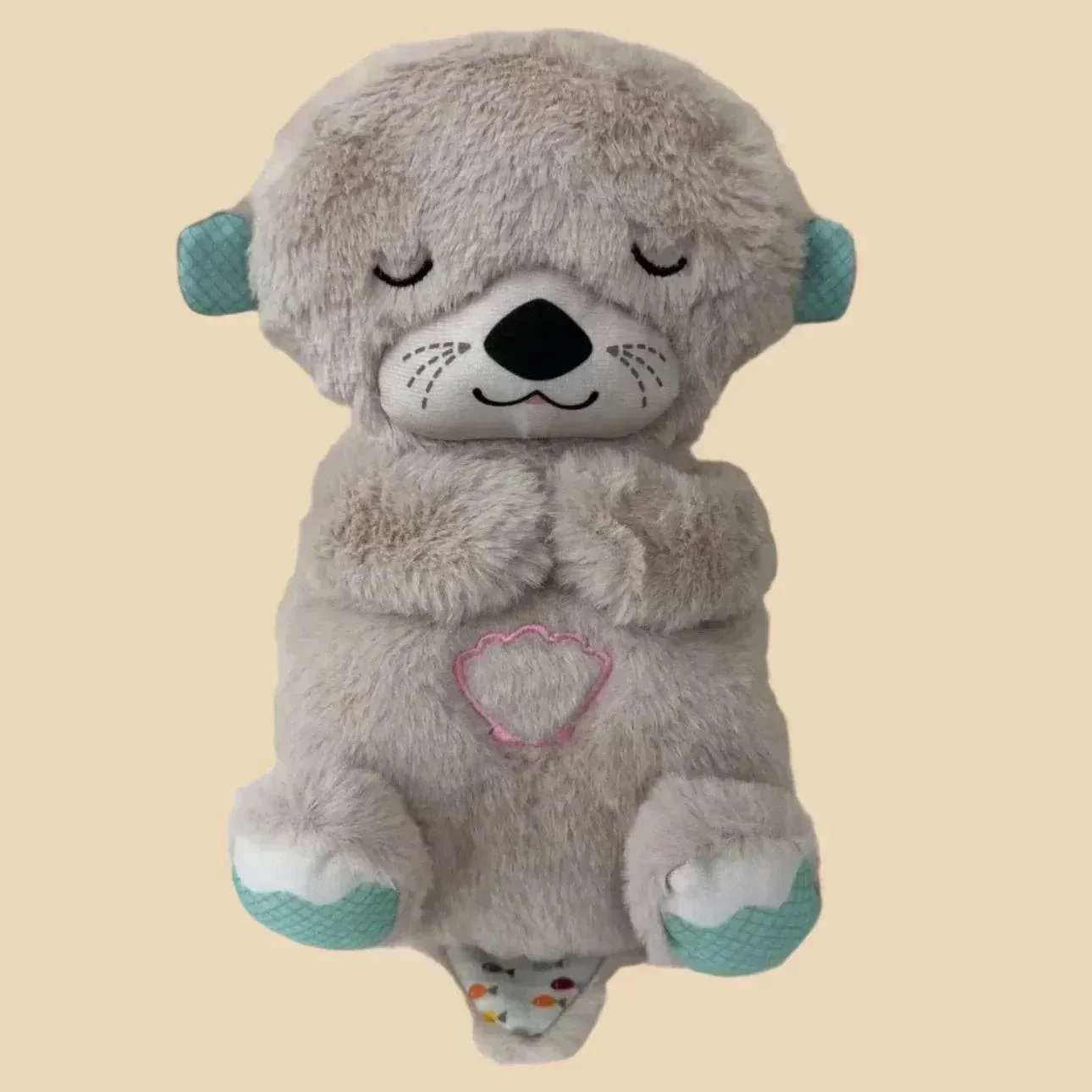 Soothe 'n Snuggle Otter Portable Plush Breathing Sound Companion - Image 4